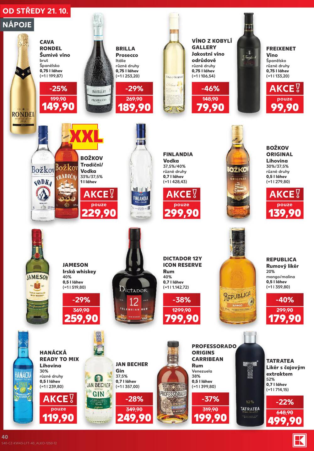 Kaufland 21.10. - 27.10. - Kaufland - Teplice (Čs. Dobrovolců)