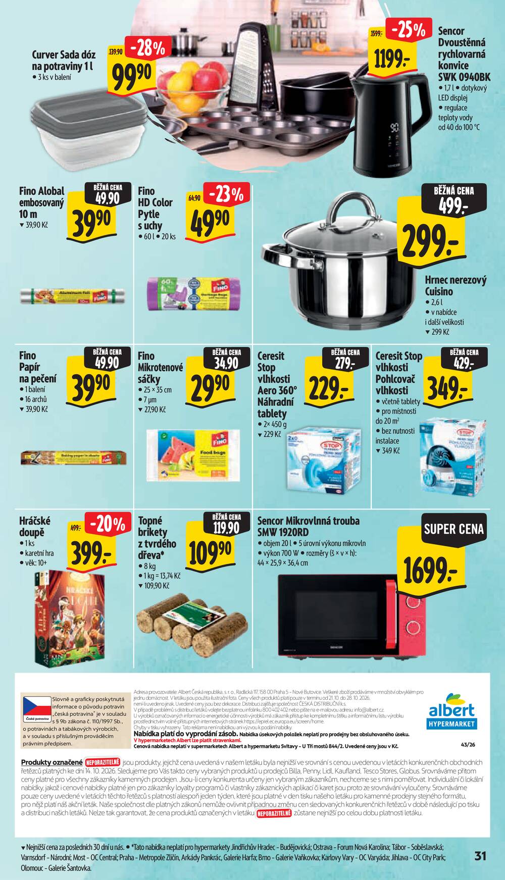 Albert  Hypermarket od 21.10. do 27.10.2026