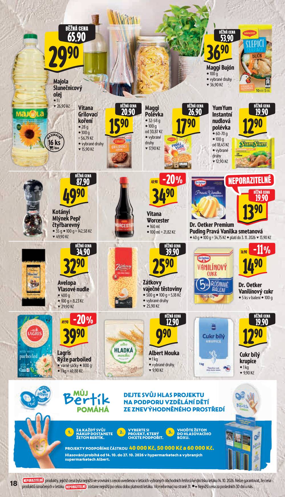 Albert Hypermarket Jihomoravský od 21.10. do 27.10.2026