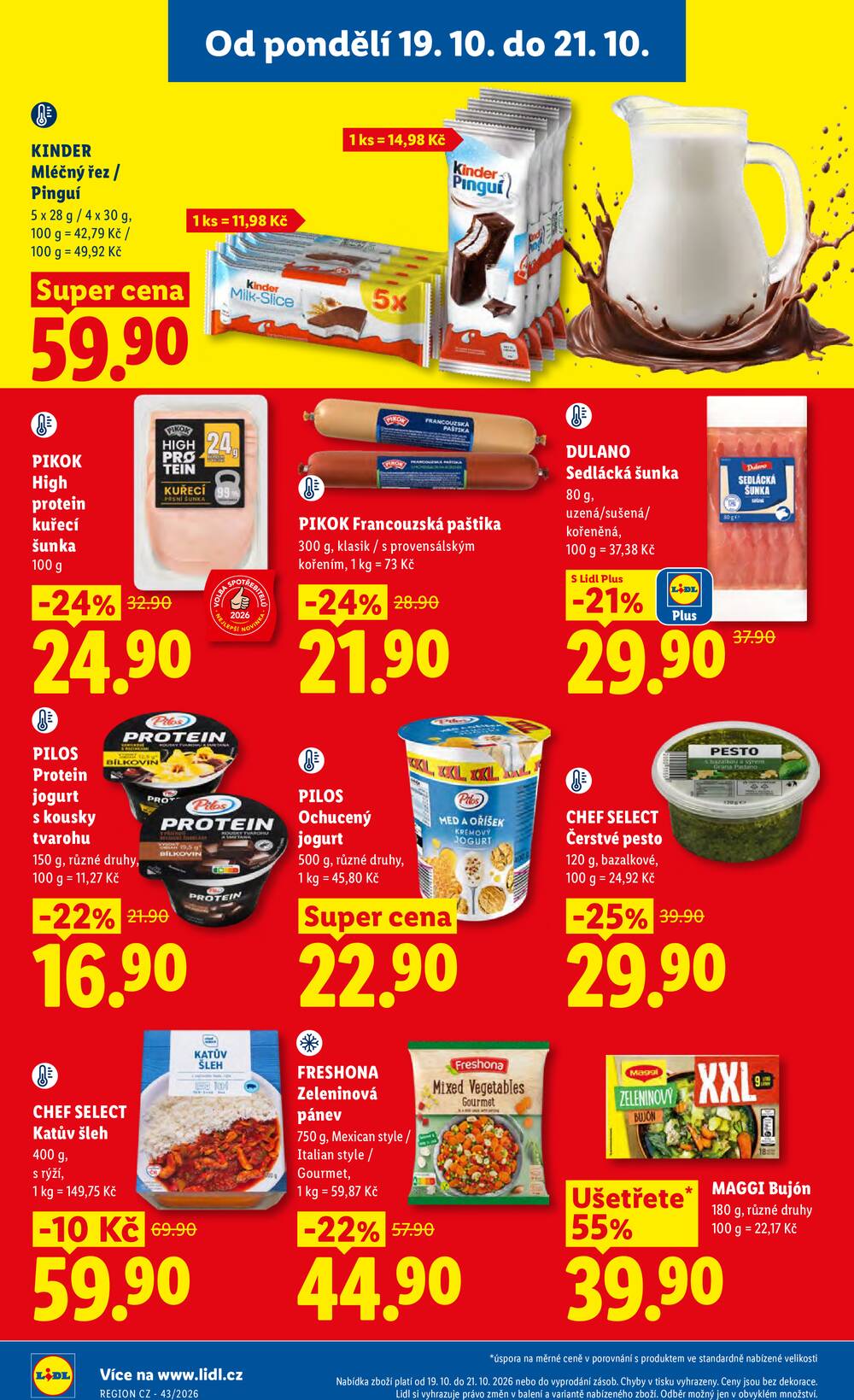 Lidl od 19.10. do 21.10.2026