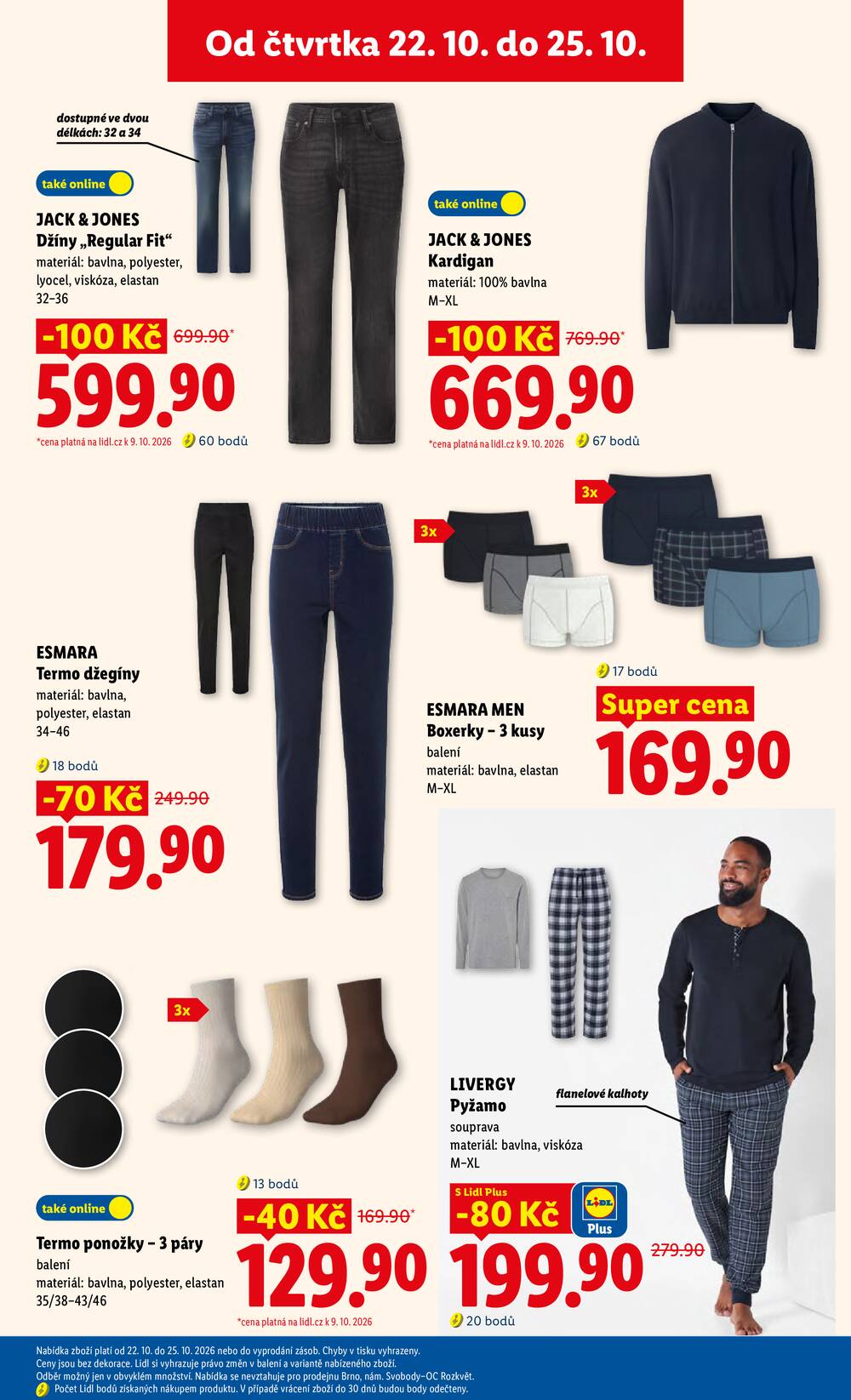 Lidl Čtvrtek od 22.10. do 25.10.2026
