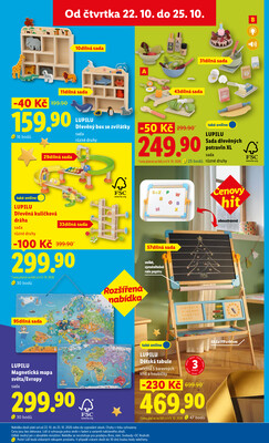 Lidl Čtvrtek od 22.10. do 25.10.2026