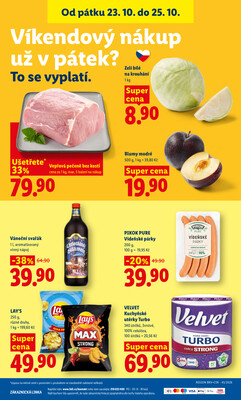 Lidl Čtvrtek od 22.10. do 25.10.2026