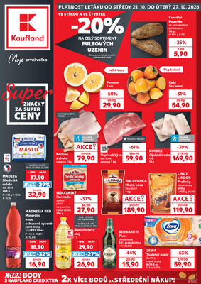 Kaufland - Kaufland 21.10. - 27.10. - Kaufland - Marianské Lázně