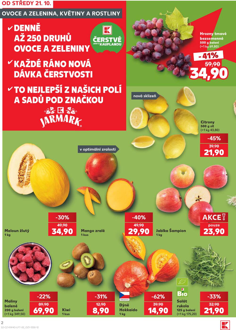 Leták Kaufland - Kaufland 21.10. - 27.10. - Kaufland - Písek - strana 2 Leták Kaufland - Kaufland 21.10. - 27.10. - Kaufland - Písek - strana 2