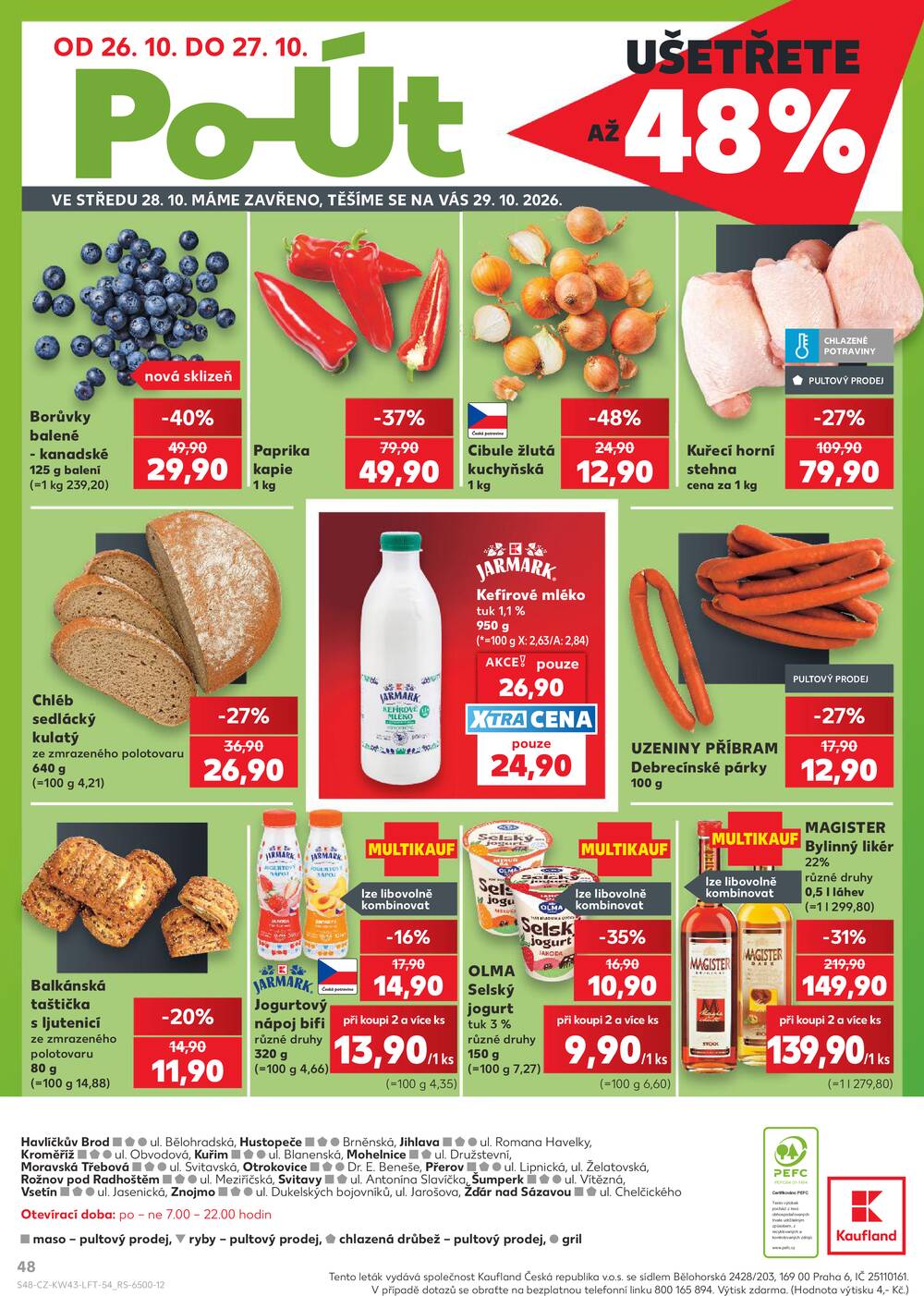 Kaufland 21.10. - 27.10. - Kaufland - Kuřim