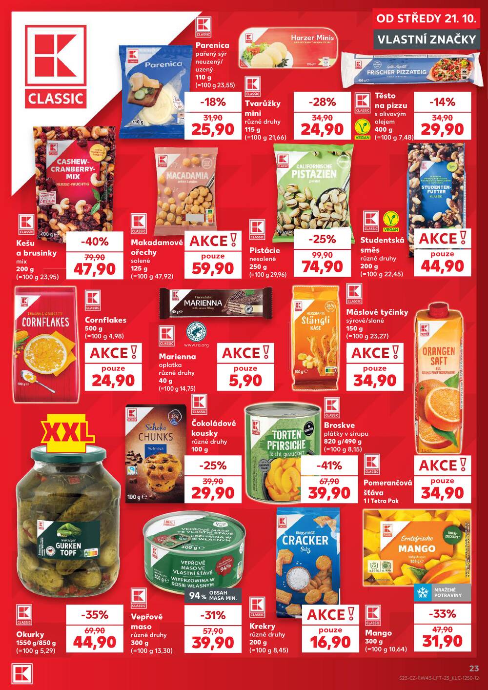 Kaufland 21.10. - 27.10. - Kaufland - Svitavy