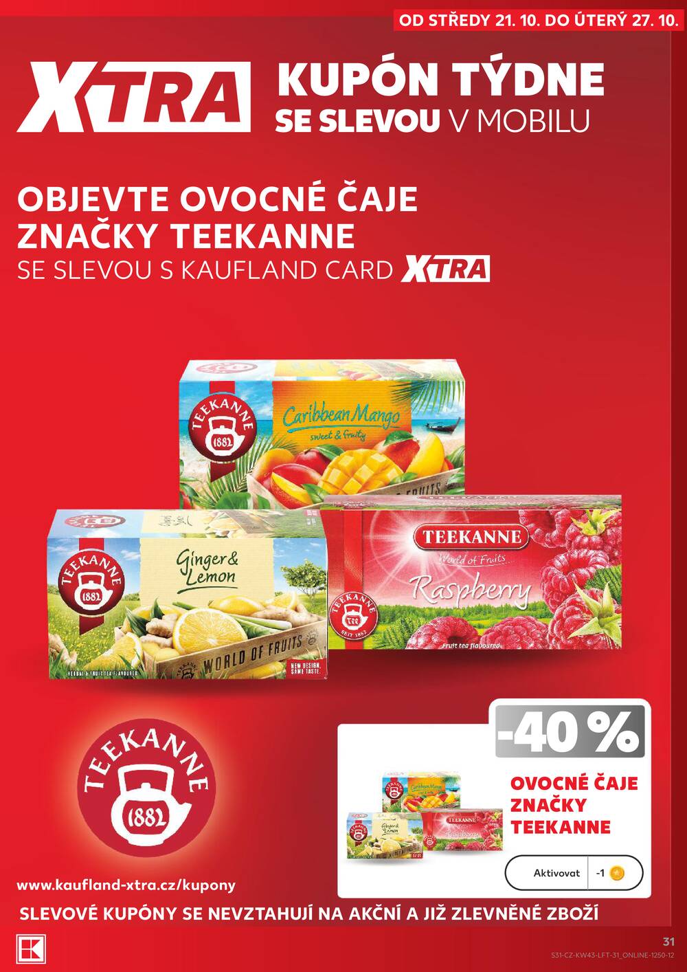 Kaufland 21.10. - 27.10. - Kaufland - Frýdek Místek