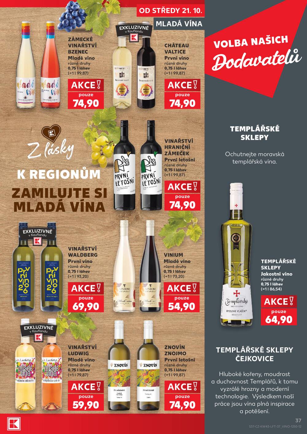Leták Kaufland - Kaufland 21.10. - 27.10. - Kaufland - Ostrava - Moravská Ostrava - strana 37 Leták Kaufland - Kaufland 21.10. - 27.10. - Kaufland - Ostrava - Moravská Ostrava - strana 37