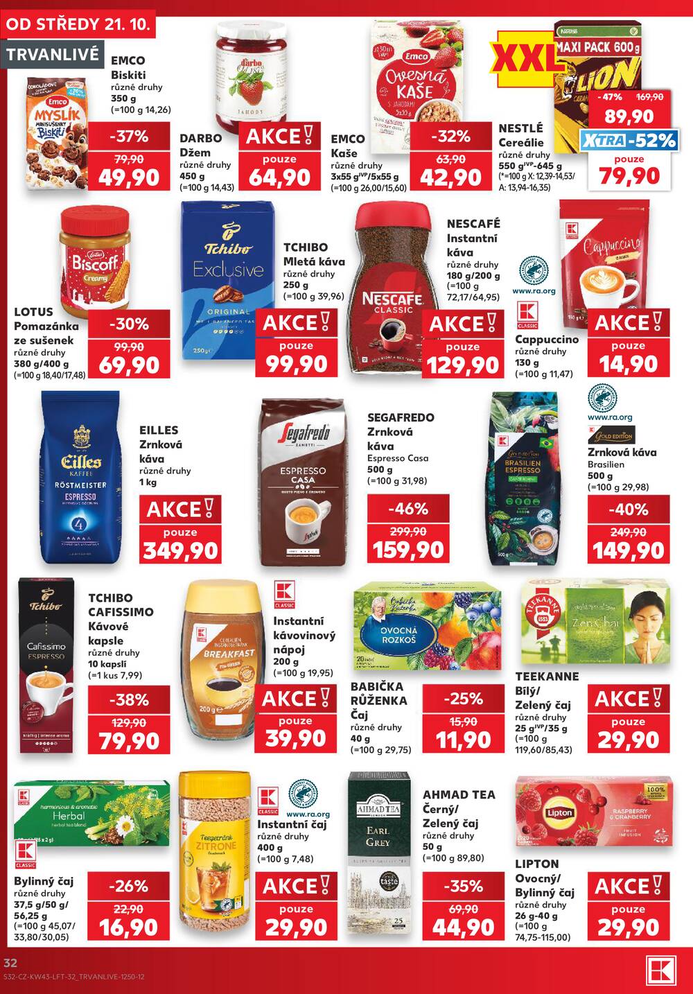 Kaufland 21.10. - 27.10. - Kaufland - Zlín - Vršava