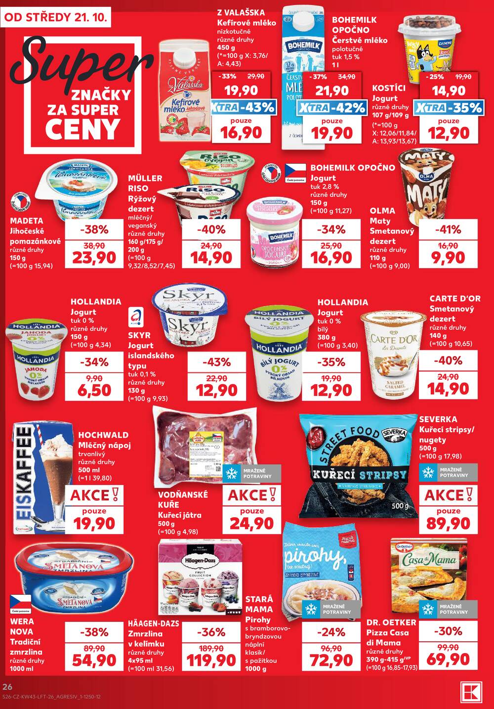 Kaufland 21.10. - 27.10. - Kaufland - Plzeň - Košutka
