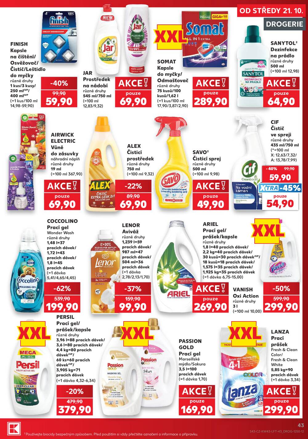 Kaufland 21.10. - 27.10. - Kaufland - Plzeň - Košutka