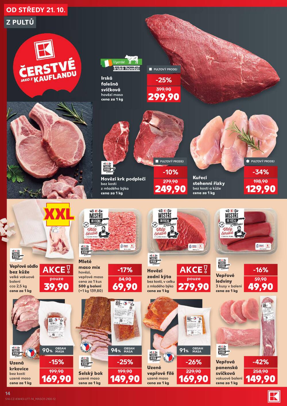 Kaufland 21.10. - 27.10. - Kaufland - Ústí nad Labem (Všebořická)