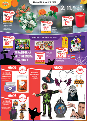 Globus - Akční leták Globus 21.10. - 1.11.2026 - Globus Praha - Zličín
