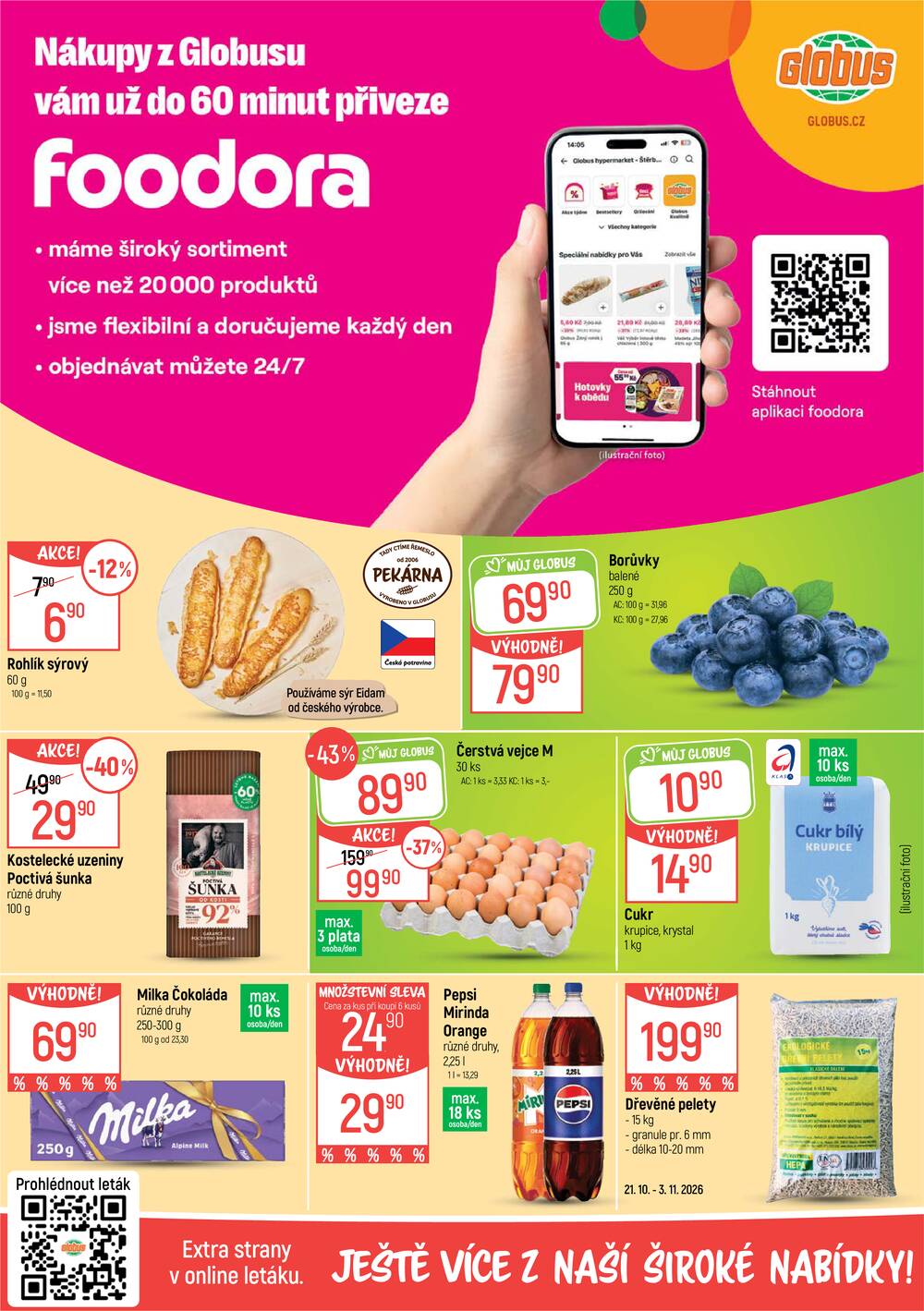 Leták Globus - Akční leták Globus 21.10. - 27.10.2026 - Globus Opava - strana 2
