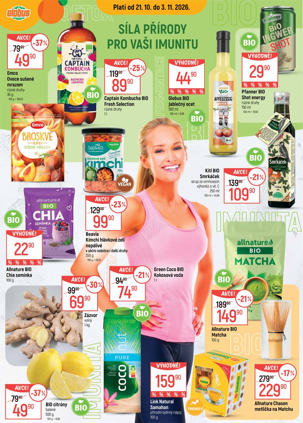 Akční leták Globus 21.10. - 27.10.2026 - Globus Opava