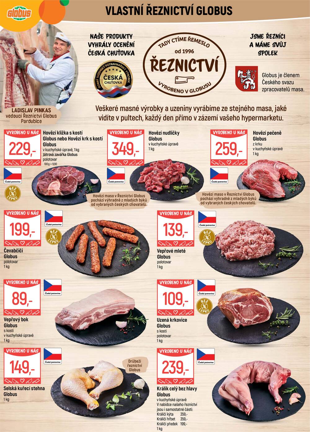 Akční leták Globus 21.10. - 27.10.2026 - Globus Pardubice