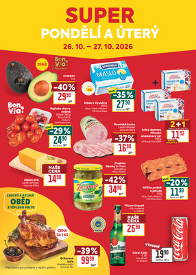 BILLA od 21.10. do 27.10.2026