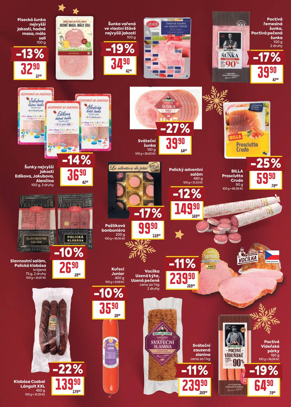 Billa katalog Vánoce od 21.10. do 10.11.2026