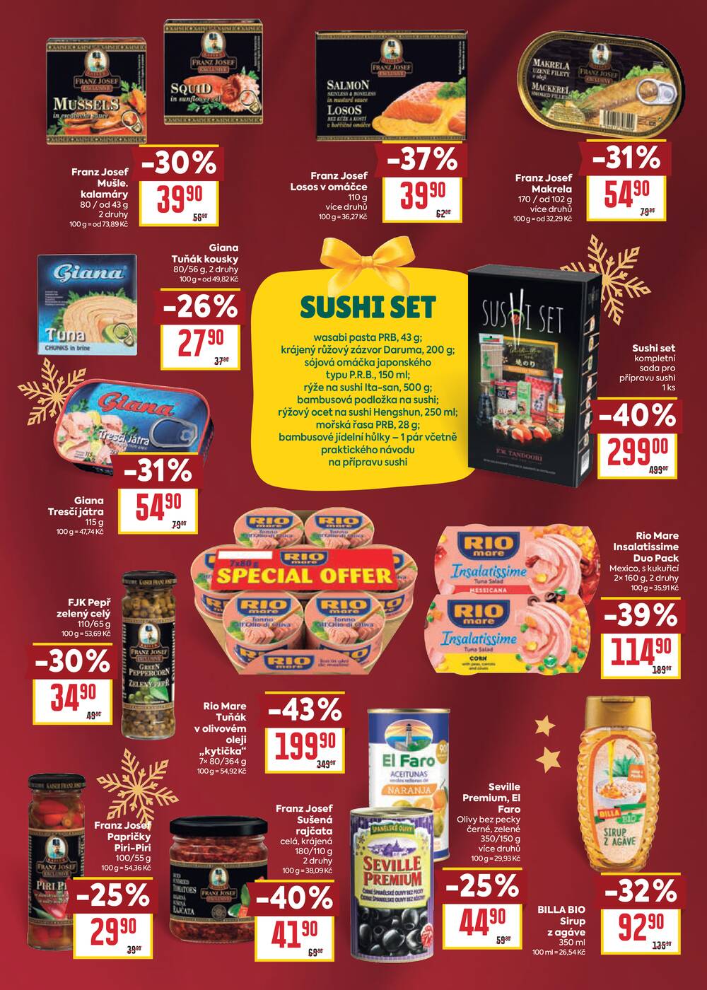 Billa katalog Vánoce od 21.10. do 10.11.2026