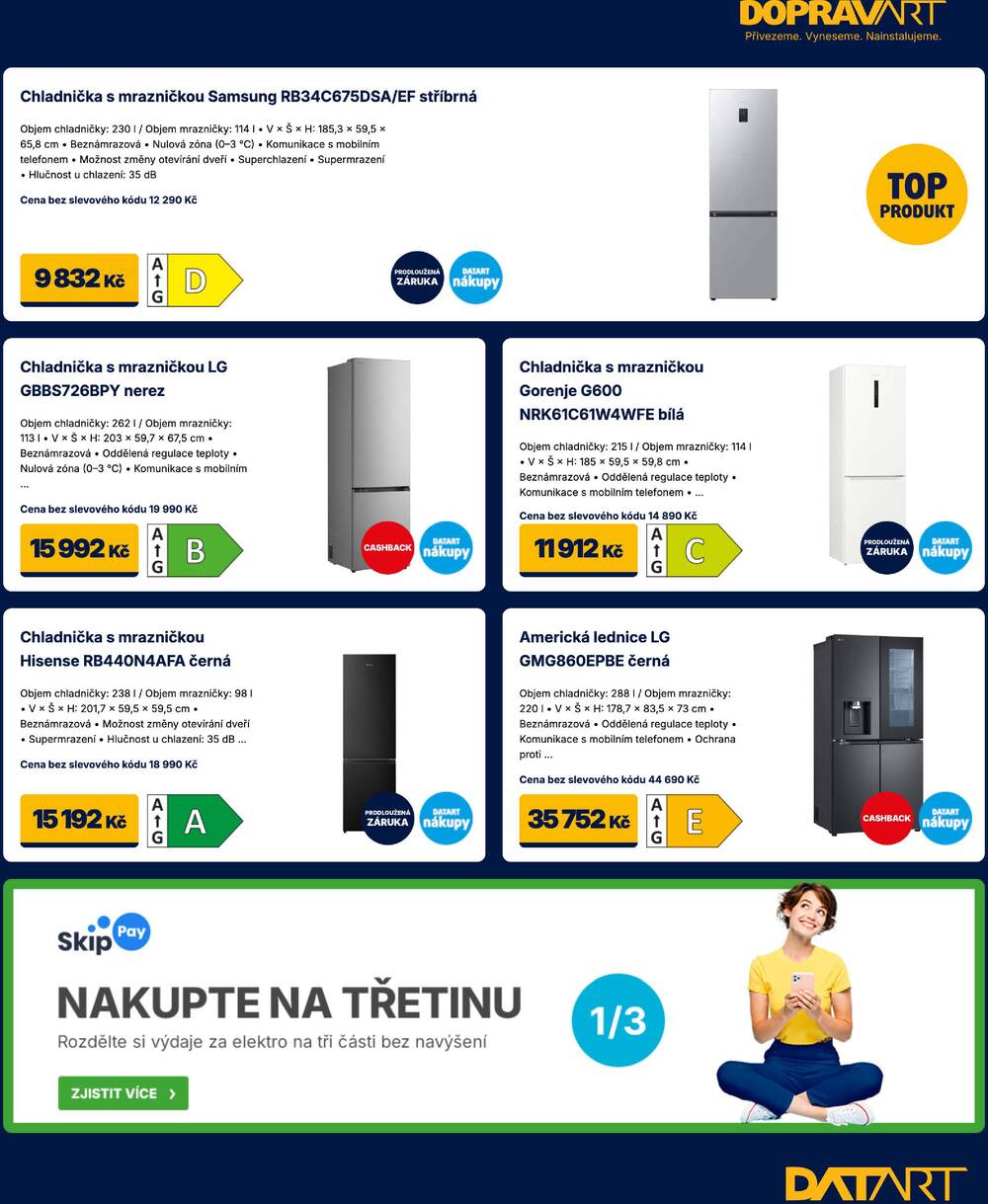 DATART od 19.10. do 25.10.2026