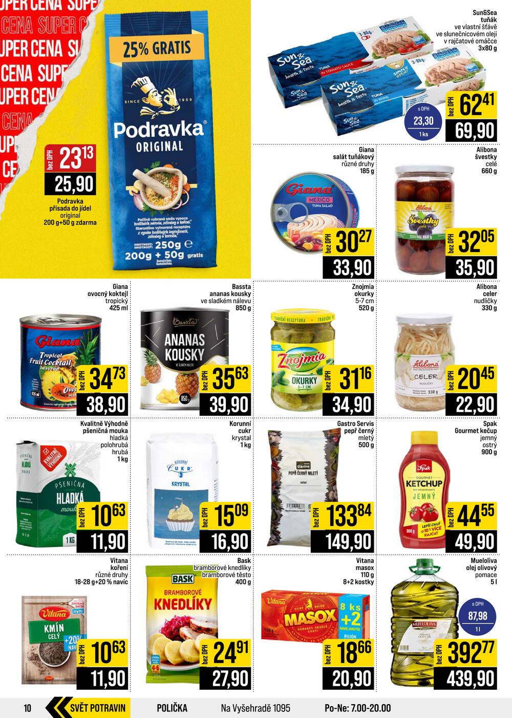 Leták JIP - JIP Cash & Carry Brno, Praha, Ostrava, Jilemnice, Pardubice, Ostrava, Karlovy Vary, Olomouc a Zlín od 21.10. do 27.10.2026 - strana 10