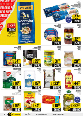 JIP Cash & Carry České Budějovice, Most, Náchod, Polička, Sušice a Svoboda nad Úpou od 21.10. do 27.10.2026