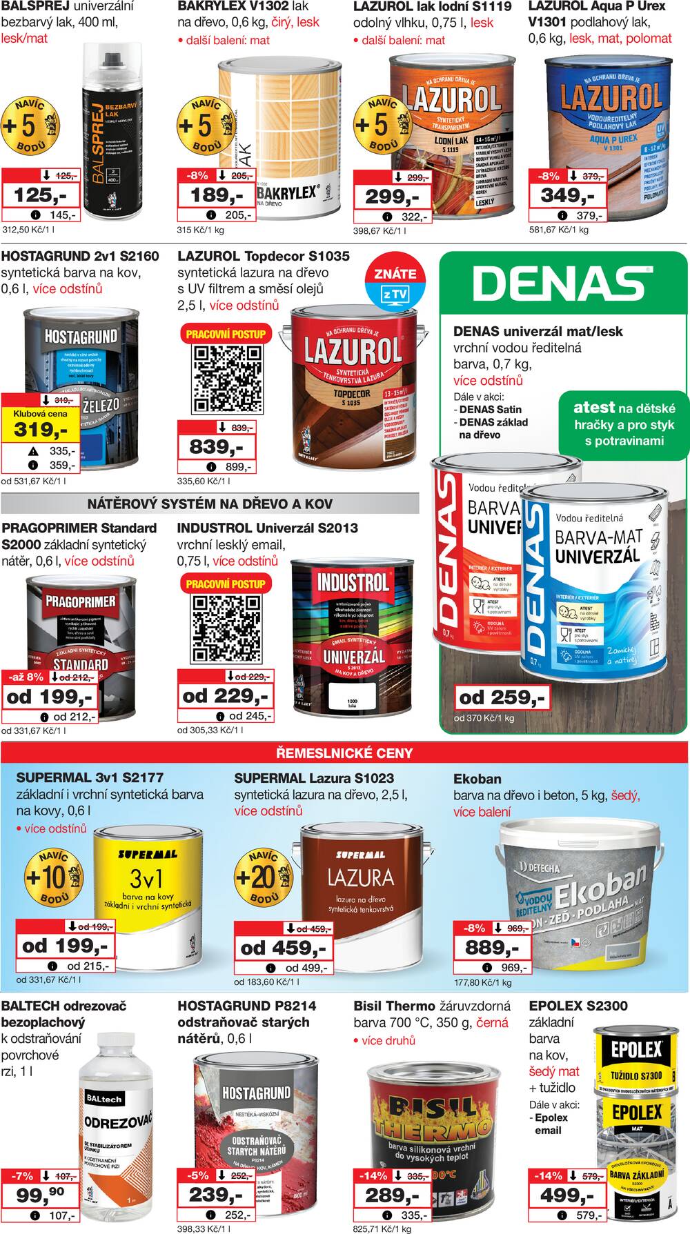 Leták Barvy a laky drogerie  - Barvy a laky drogerie od 24.10. do 13.11.2026 - strana 6