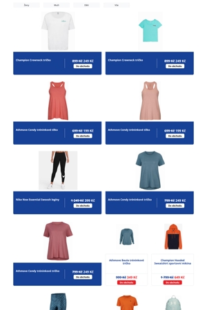 leták Intersport