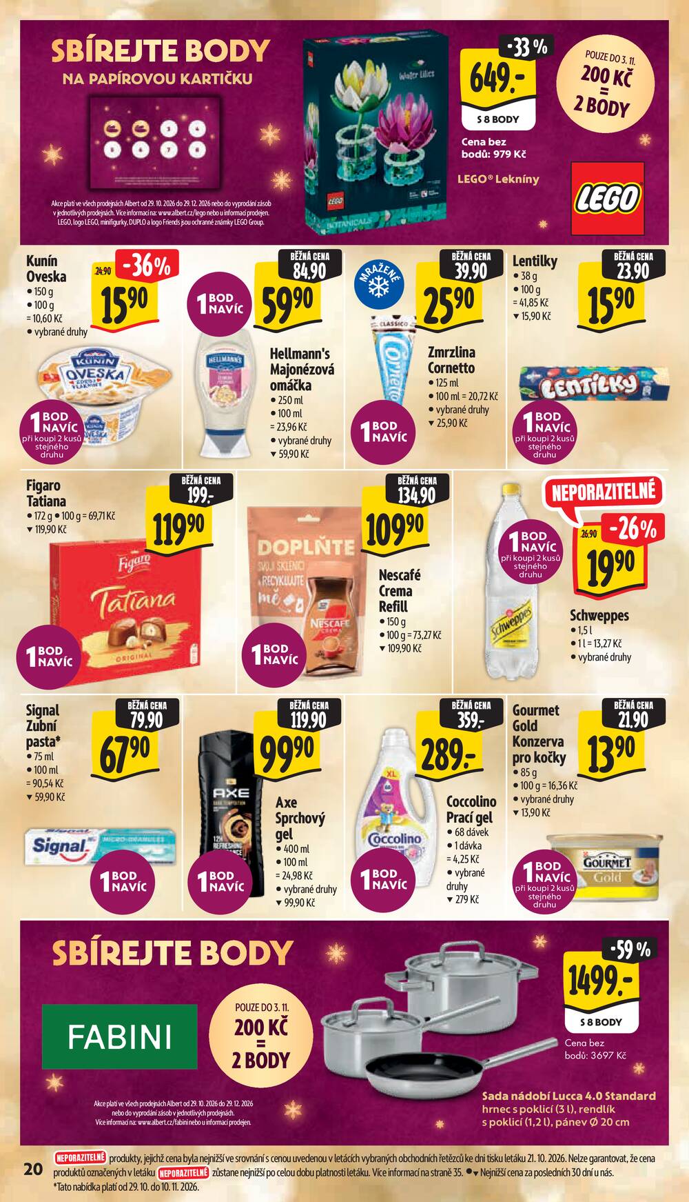 Albert  Hypermarket od 29.10. do 3.11.2026