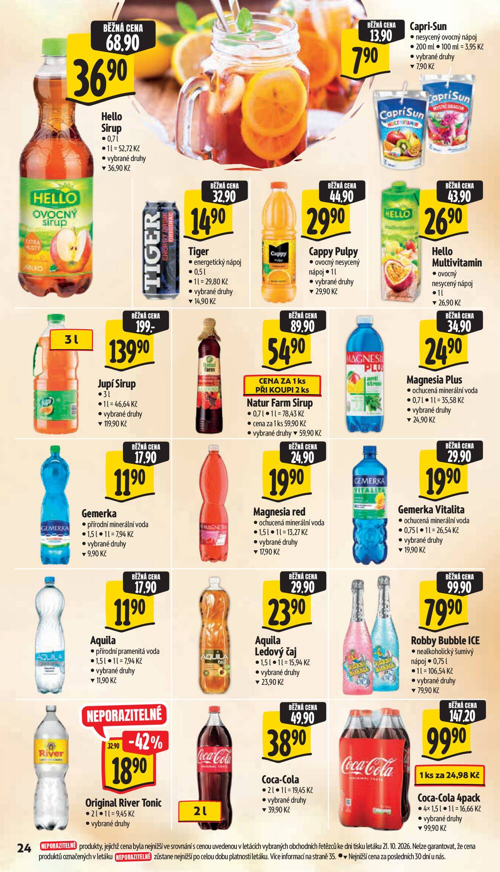 Leták Albert - Albert Hypermarket Jihomoravský od 29.10. do 3.11.2026 - strana 32 Leták Albert - Albert Hypermarket Jihomoravský od 29.10. do 3.11.2026 - strana 32