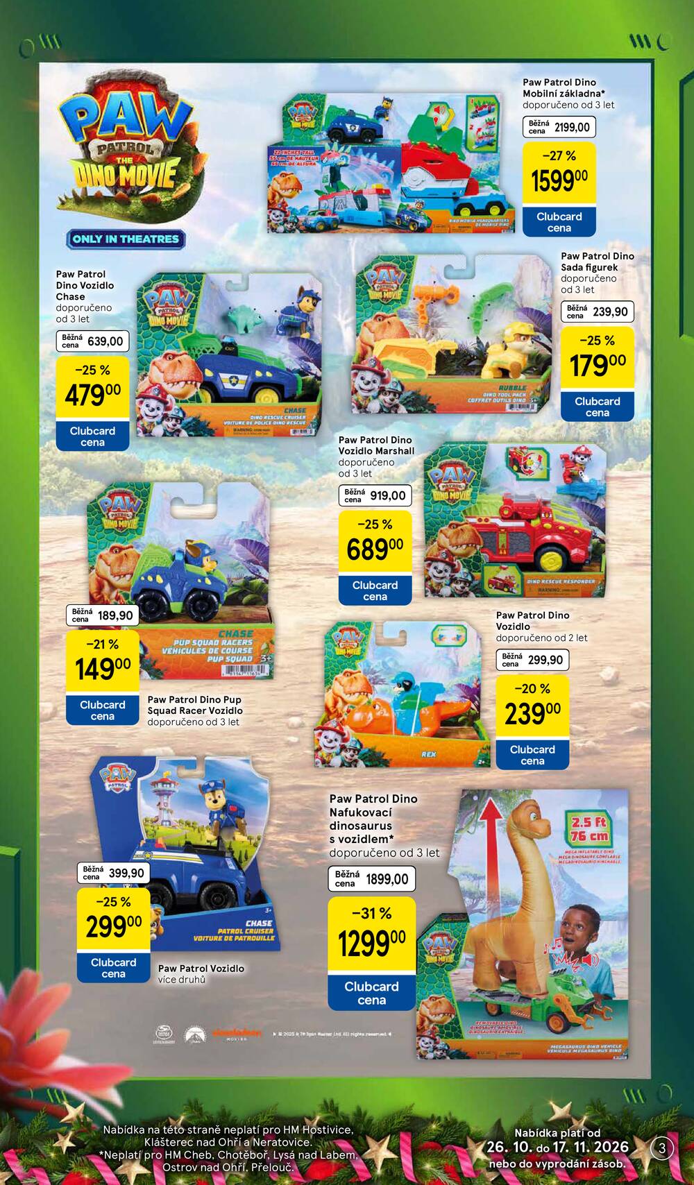Tesco SPECIÁL hypermarkety  od 26.10. do 17.11.2026