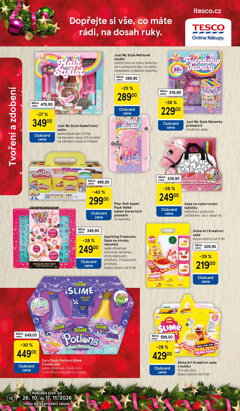 Tesco SPECIÁL hypermarkety  od 26.10. do 17.11.2026