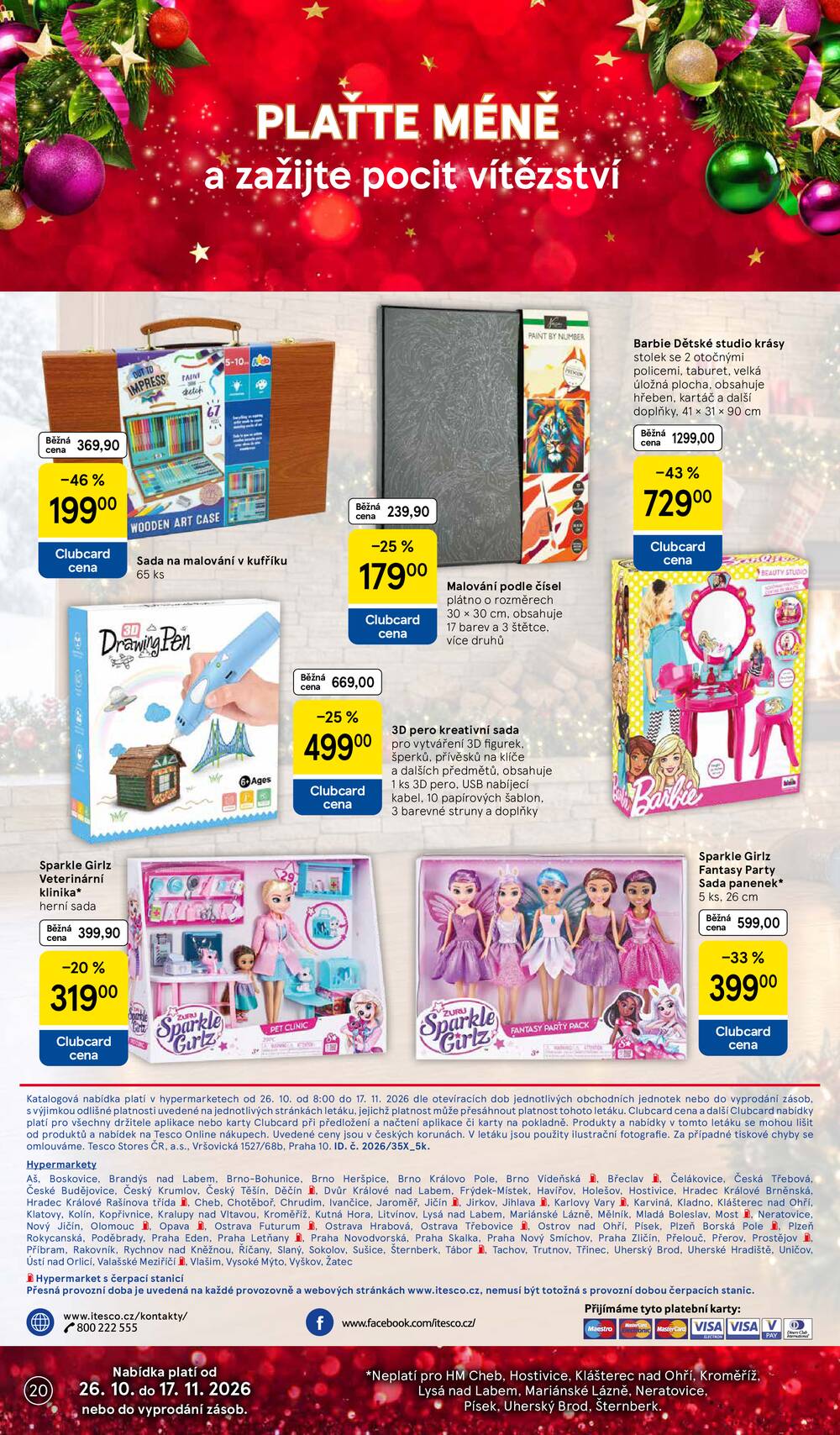 Tesco SPECIÁL hypermarkety  od 26.10. do 17.11.2026