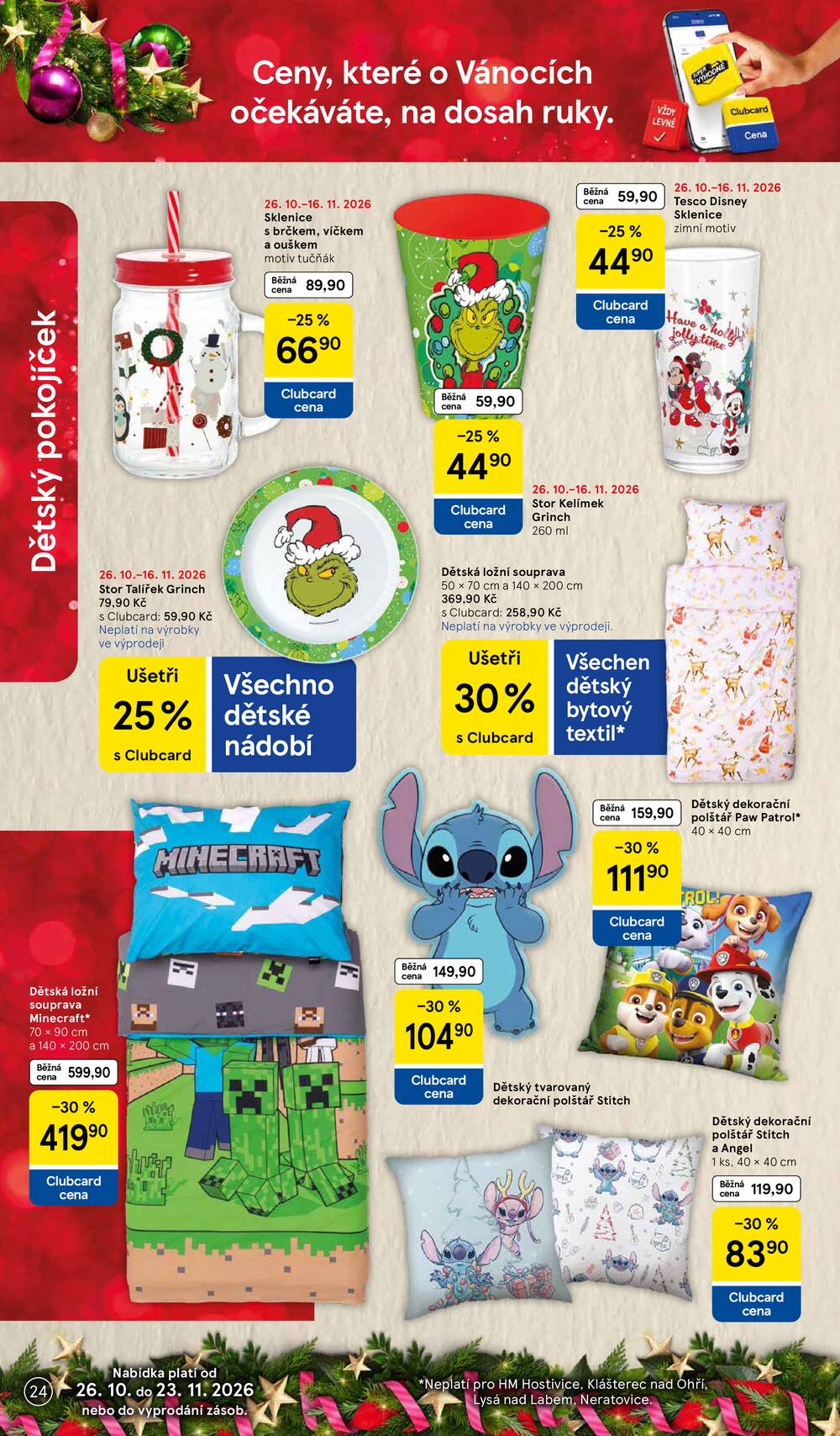 Tesco SPECIÁL hypermarkety  od 26.10. do 17.11.2026