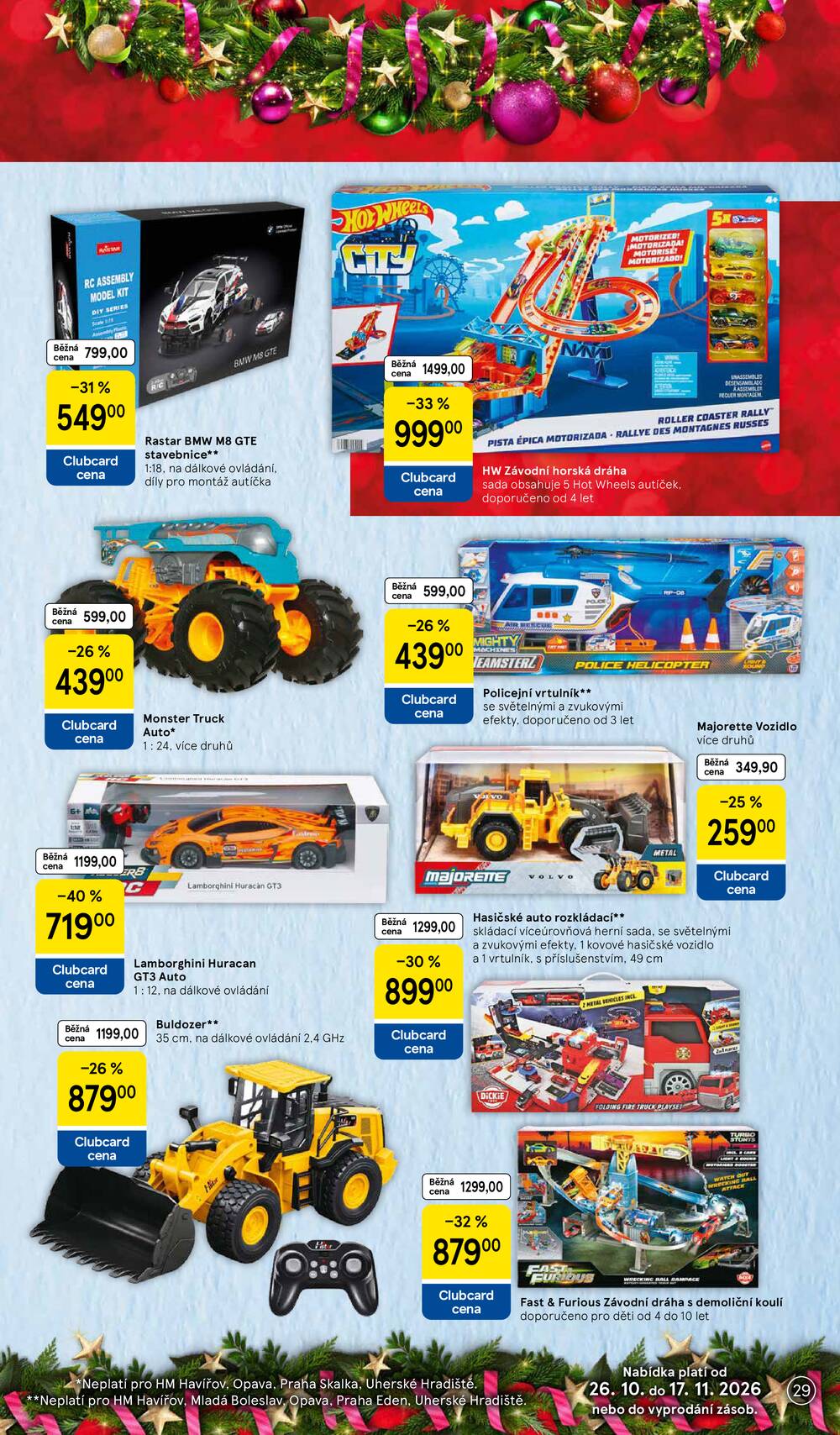 Tesco SPECIÁL hypermarkety  od 26.10. do 17.11.2026