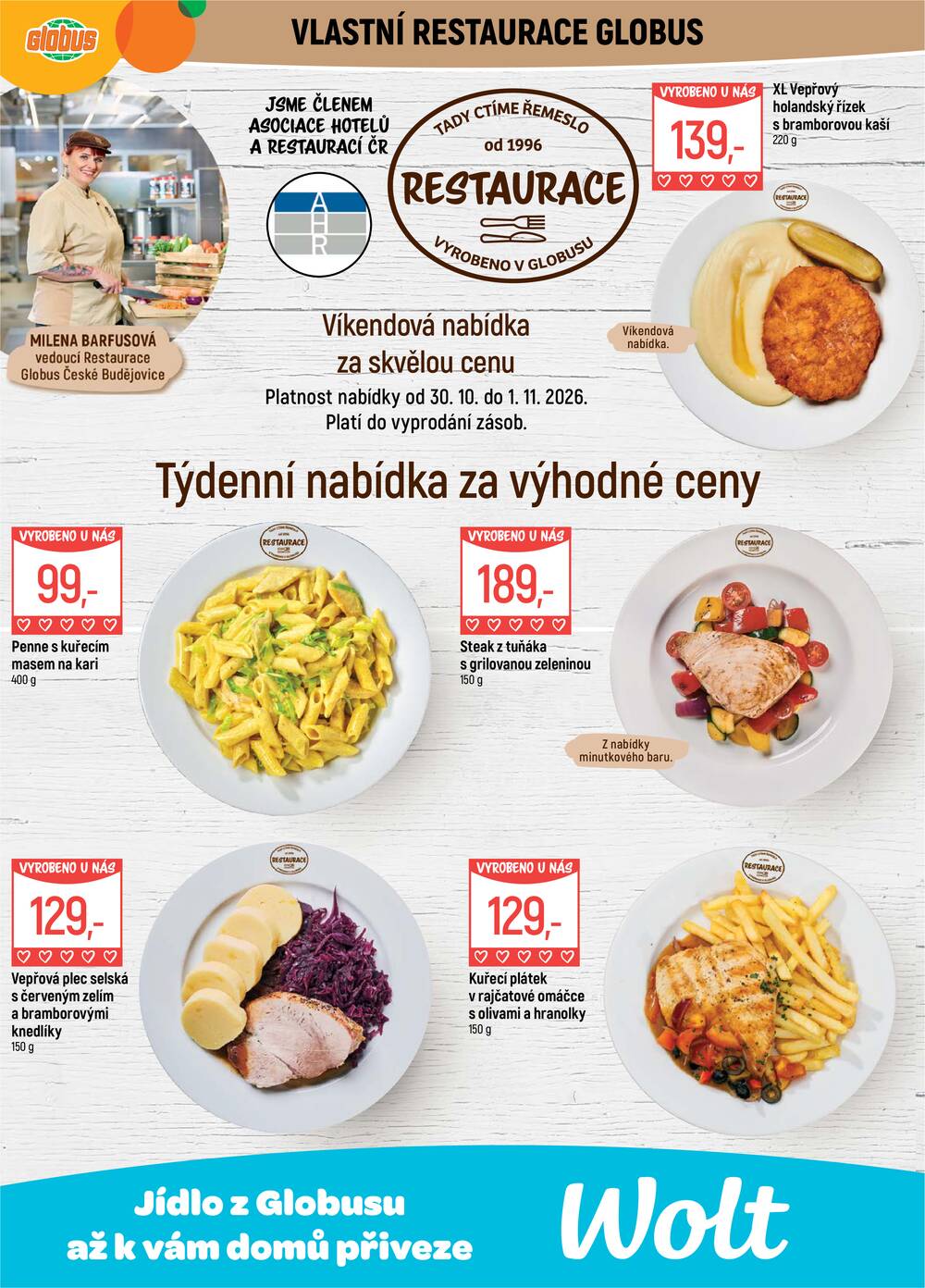 Leták Globus - Akční leták Globus 27.10. - 3.11.2026 - Globus České Budějovice - strana 7