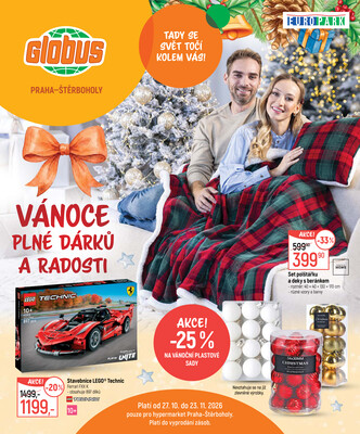 Leták Akční leták Globus 27.10. - 23.11.2026 - Globus Praha - Štěrboholy