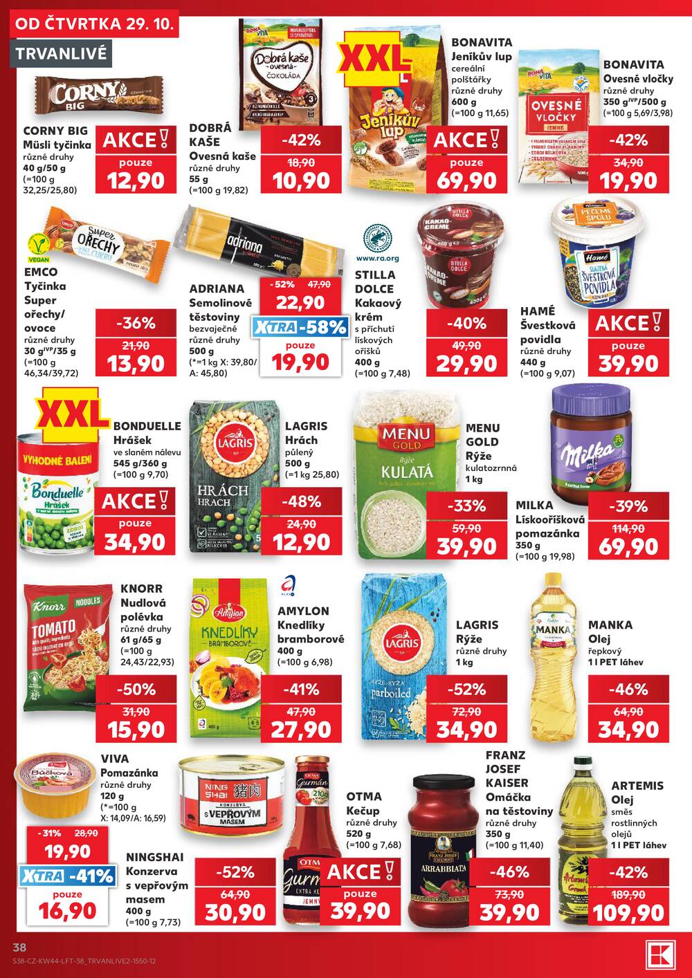 Kaufland 29.10. - 3.11. - Kaufland - Prachatice