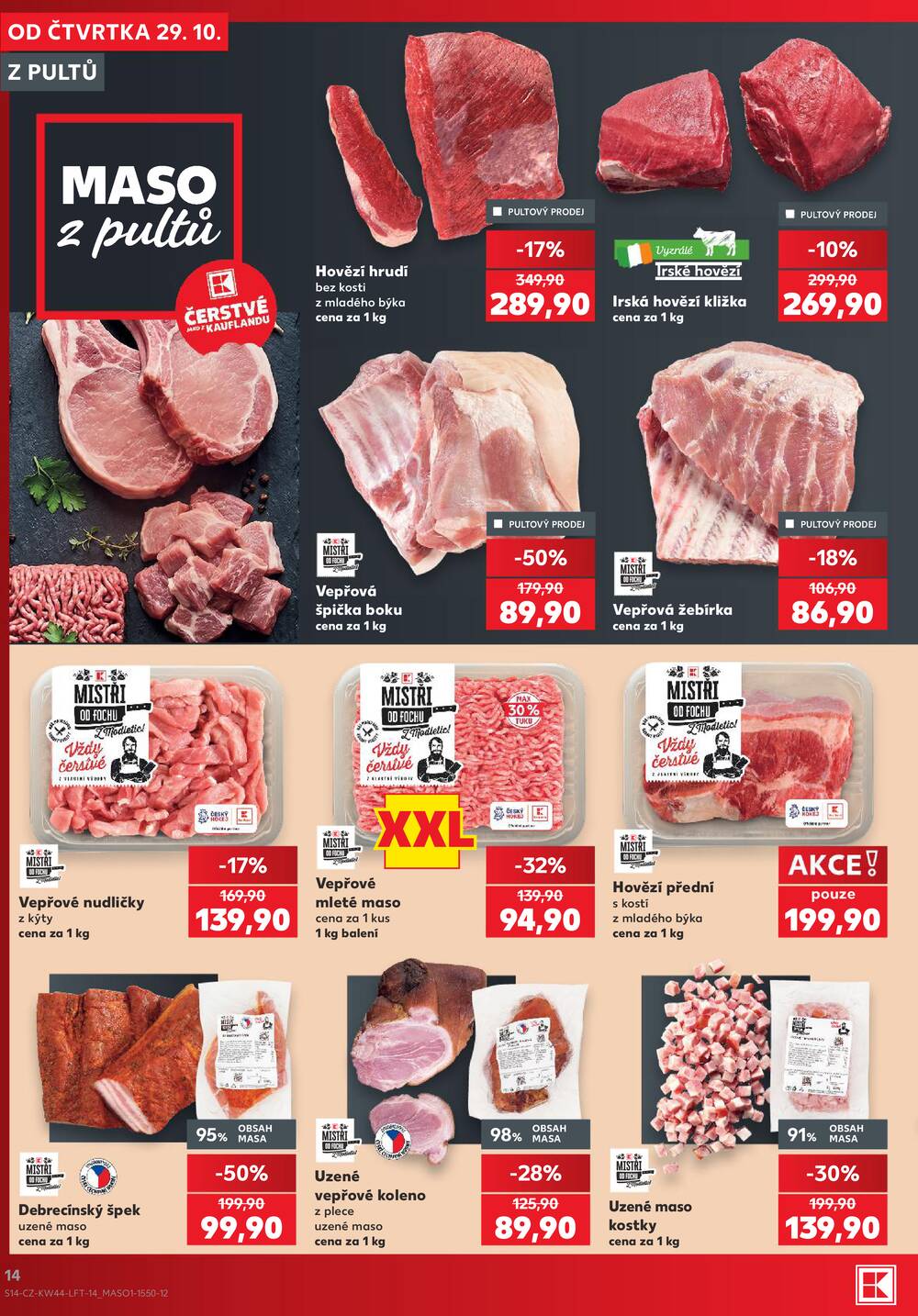 Leták Kaufland - Kaufland 29.10. - 3.11. - Kaufland - Třeboň - strana 14