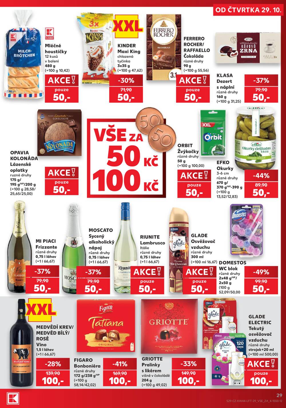 Kaufland 29.10. - 3.11. - Kaufland - Praha 3 (Jarov)
