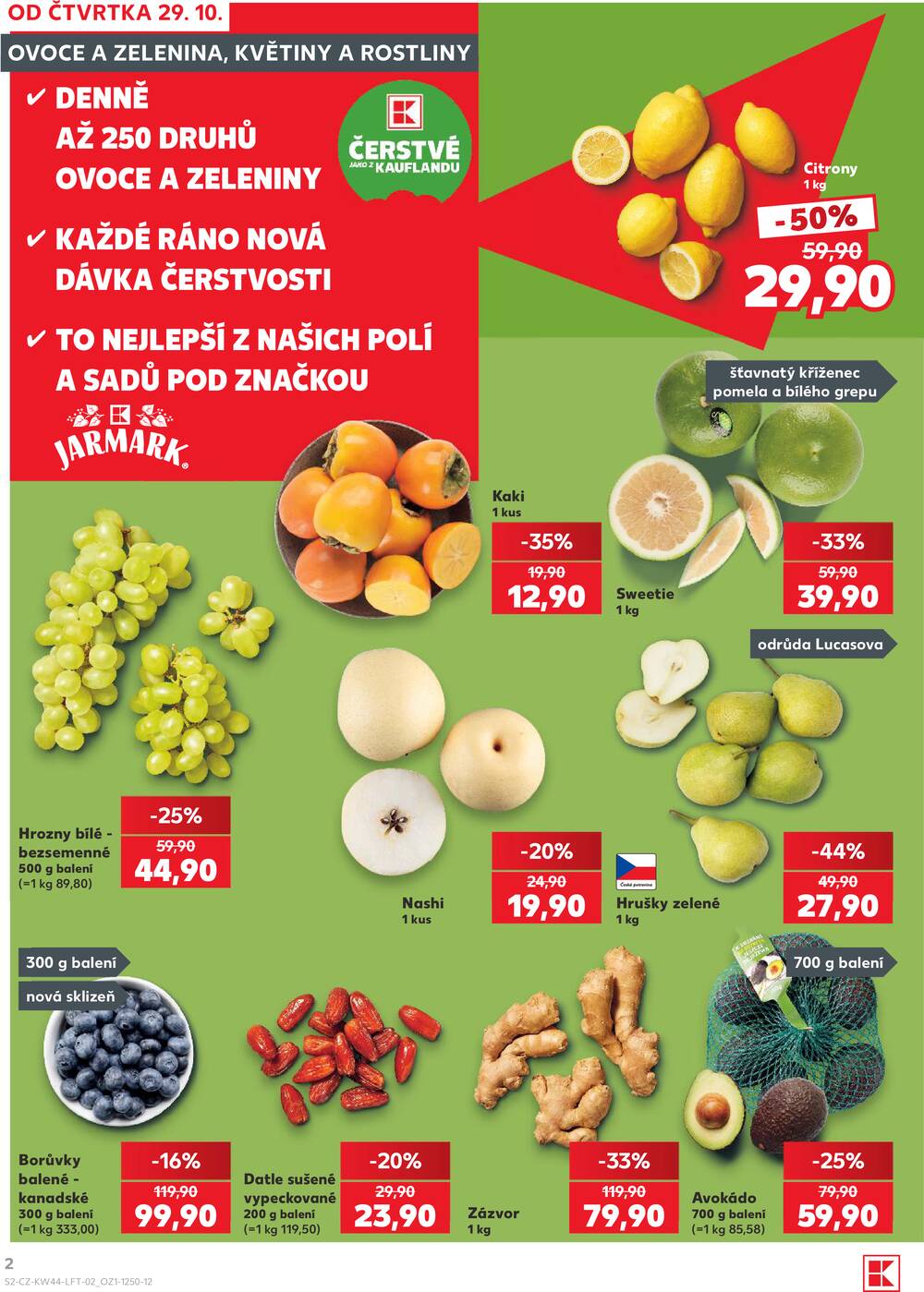 Leták Kaufland - Kaufland 29.10. - 3.11. - Kaufland Praha Čestlice - strana 2