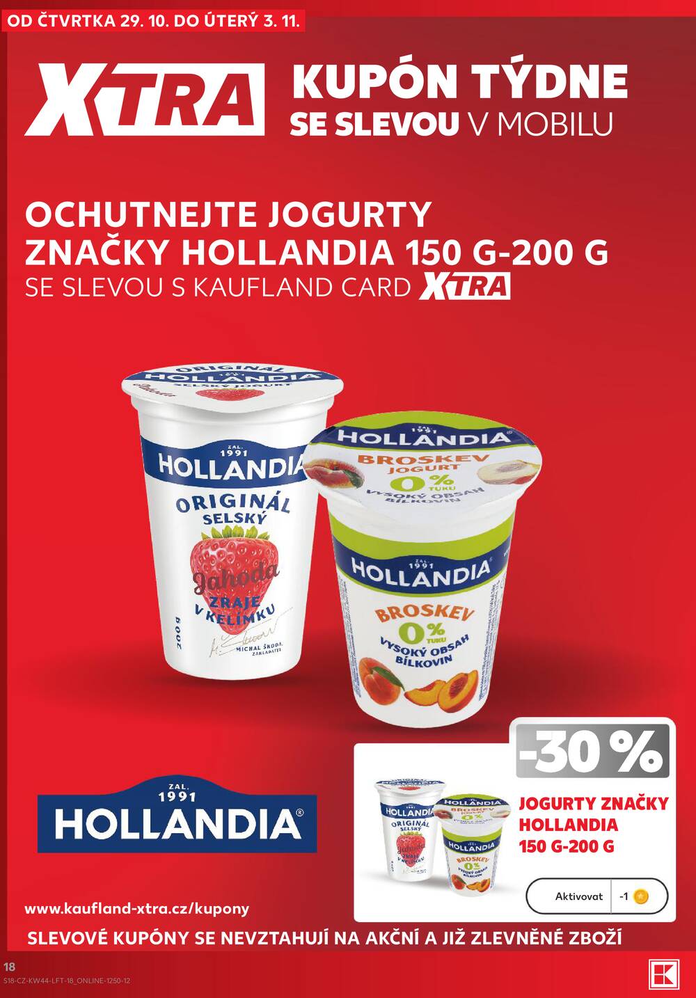 Kaufland 29.10. - 3.11. - Kaufland - Praha 12 (Modřany)