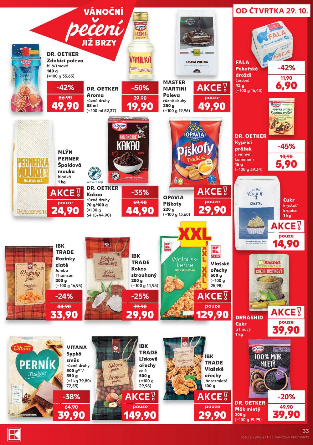 Kaufland 29.10. - 3.11. - Kaufland - Praha 12 (Modřany)