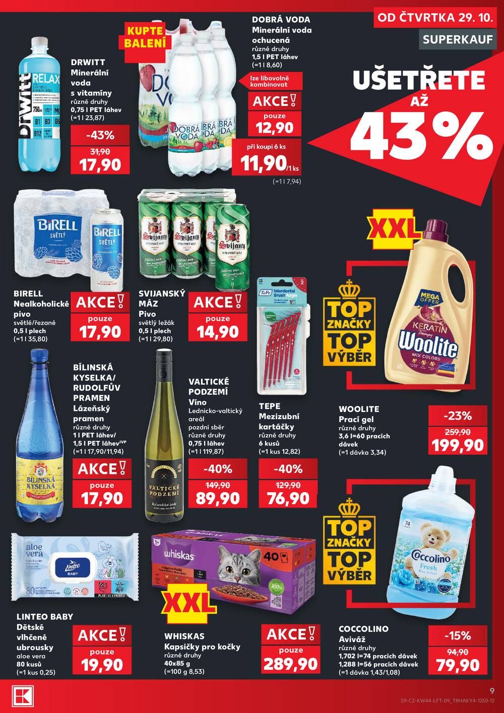 Leták Kaufland - Kaufland 29.10. - 3.11. - Kaufland - Strakonice - strana 9