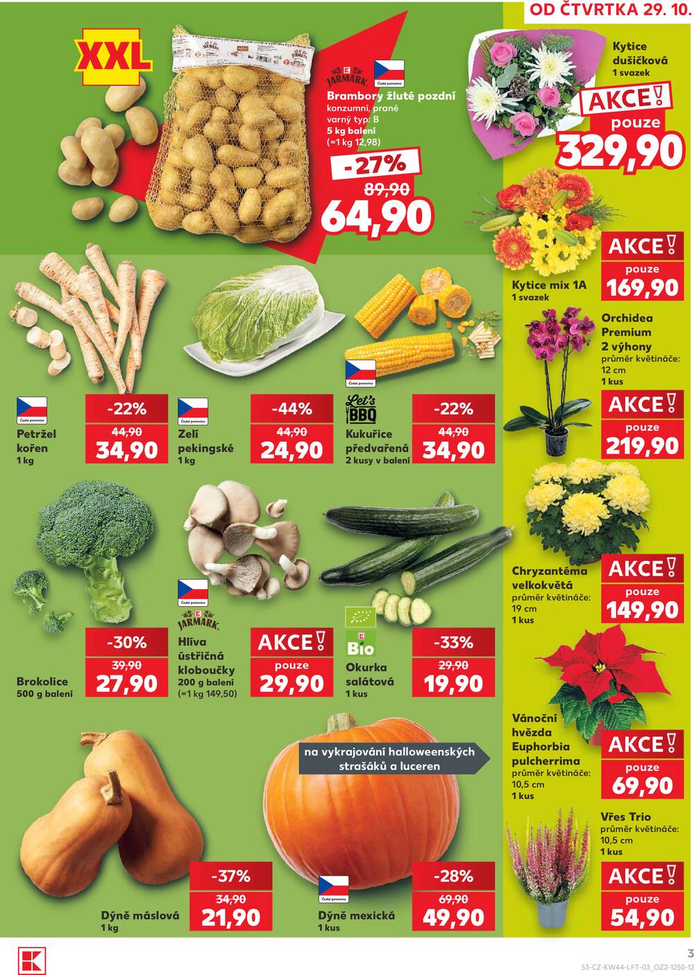 Leták Kaufland - Kaufland 29.10. - 3.11. - Kaufland - Praha 8 (Libeň) - strana 3 Leták Kaufland - Kaufland 29.10. - 3.11. - Kaufland - Praha 8 (Libeň) - strana 3
