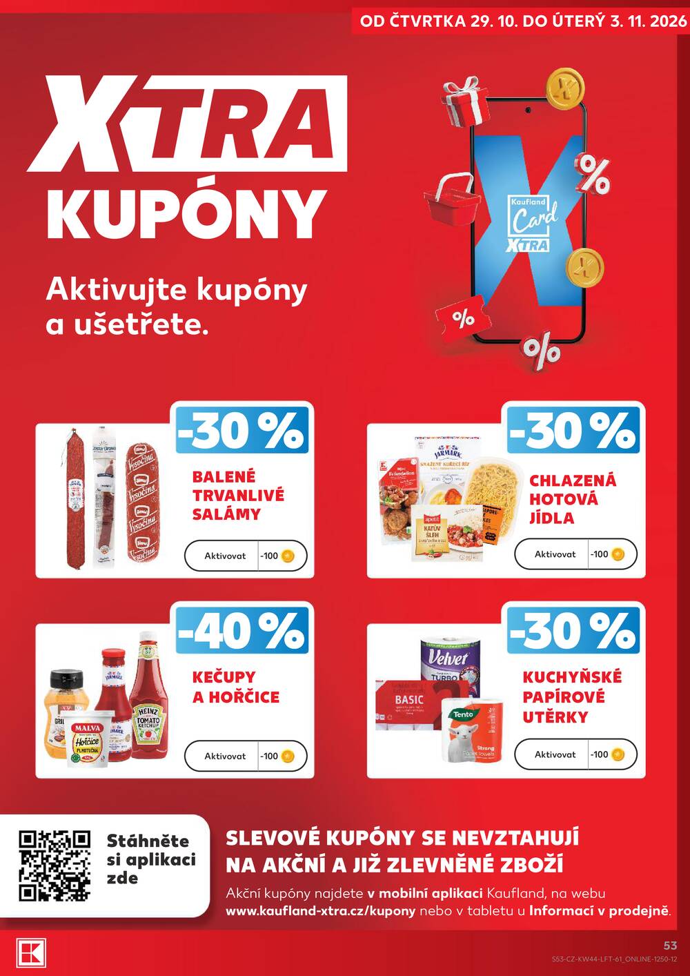 Leták Kaufland - Kaufland 29.10. - 3.11. - Kaufland - Praha 8 (Libeň) - strana 53