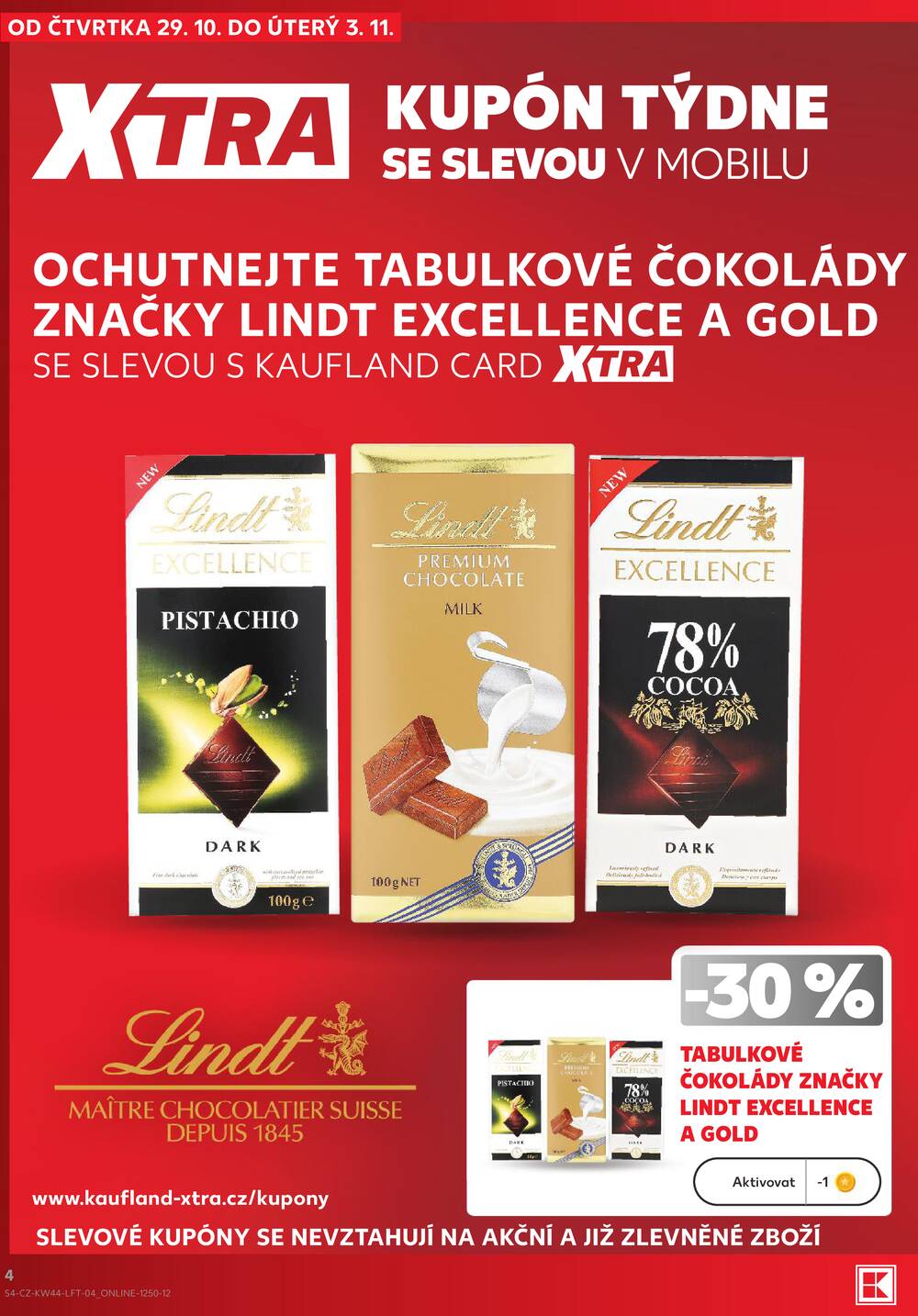 Kaufland 29.10. - 3.11. - Kaufland - Čáslav