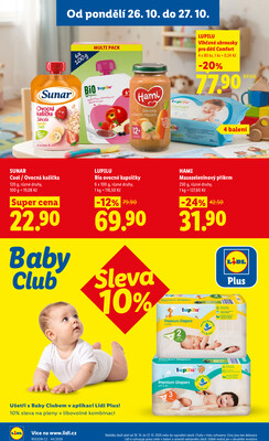 Lidl od 26.10. do 27.10.2026
