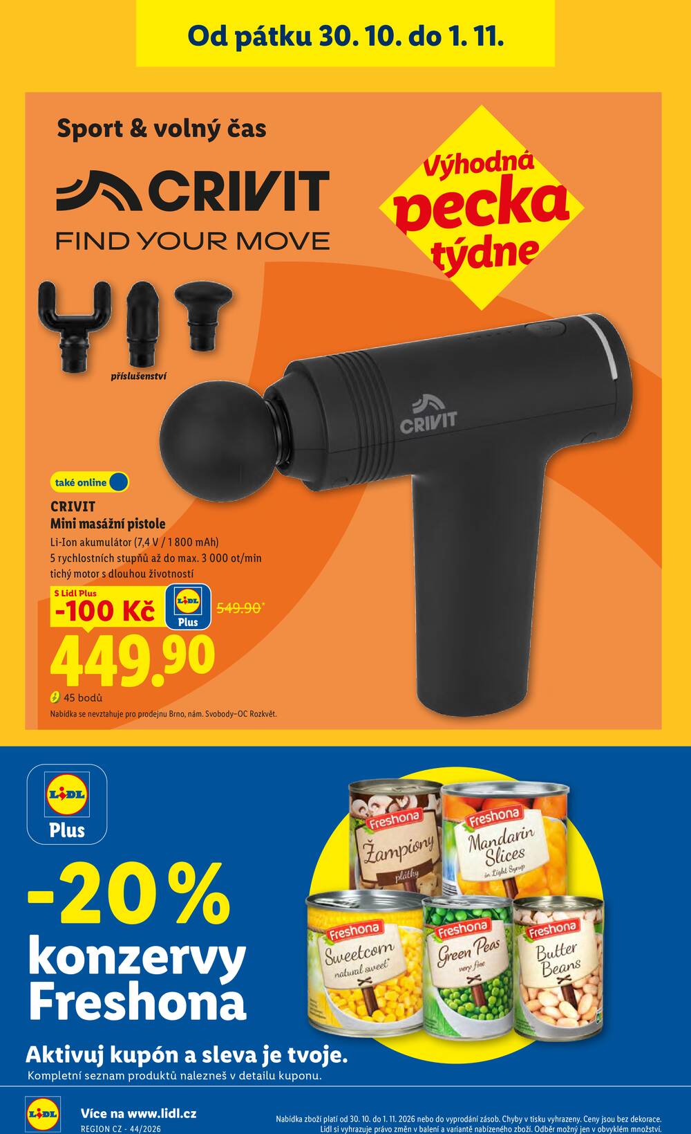 Leták Lidl - Lidl Čtvrtek od 29.10. do 1.11.2026 - strana 56 Leták Lidl - Lidl Čtvrtek od 29.10. do 1.11.2026 - strana 56